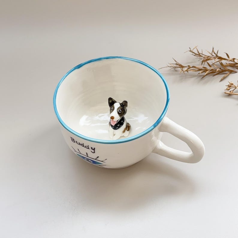 Buddy-hidden animal coffee cup