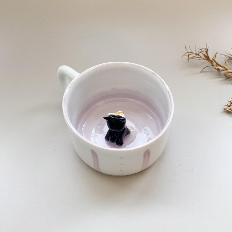 Birty-hidden animal coffee cup,Gift For Dog Owner