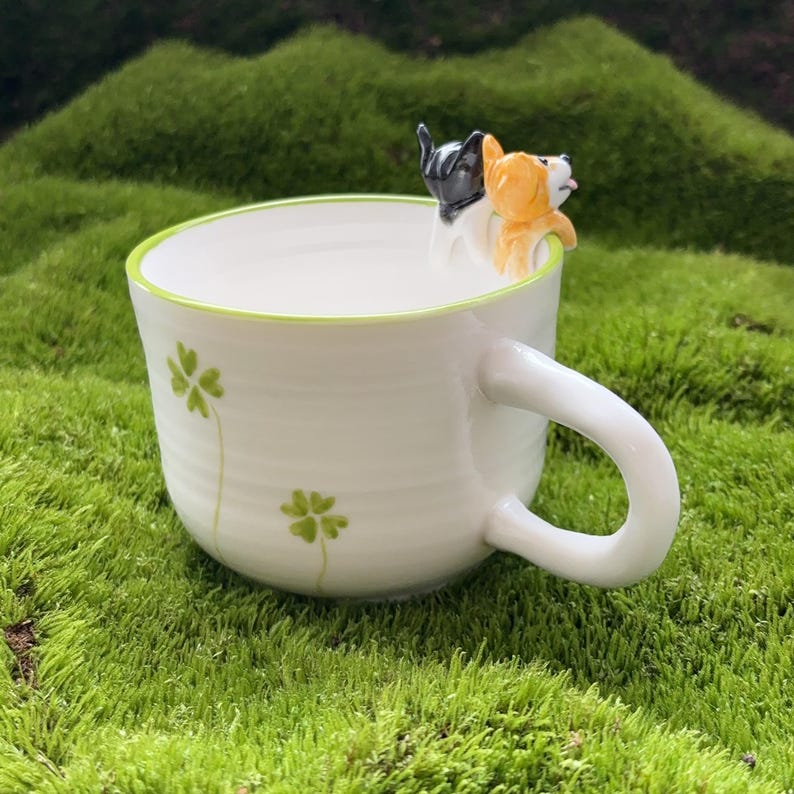 Max-hidden animal coffee cup,Gift For Dog Owner