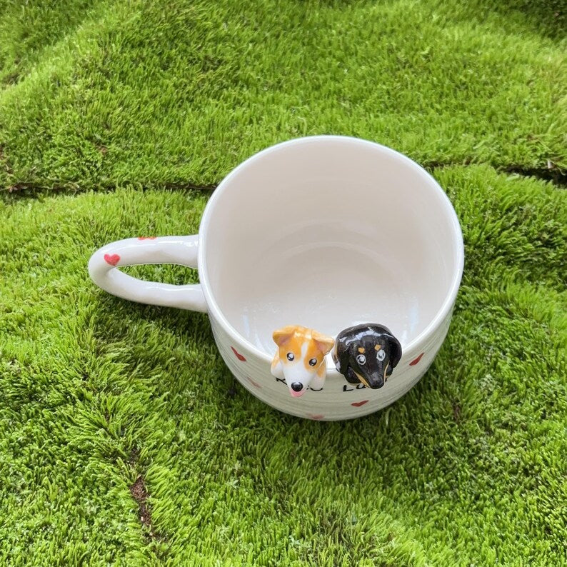 Rico Lucy-hidden animal coffee cup