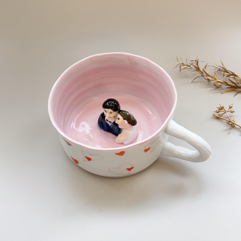 Love-hidden animal coffee cup,Gift For Dog Owner