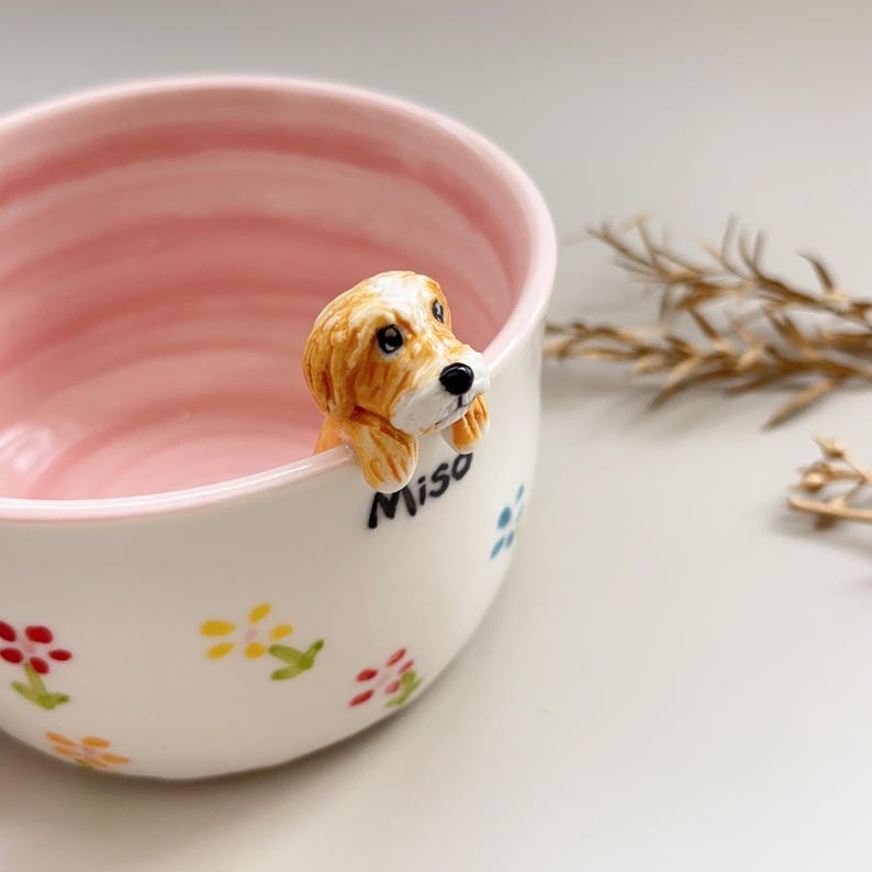 Miso-hidden animal coffee cup,Gift For Dog Owner