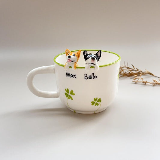 hidden animal coffee cup,Gift For Dog Owner