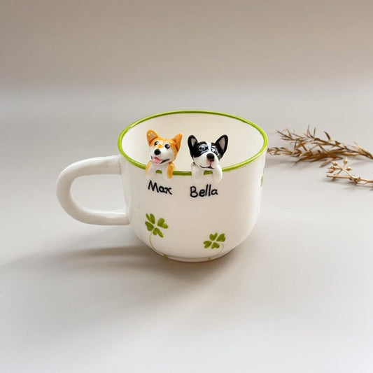 hidden animal coffee cup,Gift For Dog Owner