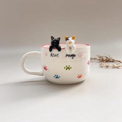 Ktwy-hidden animal coffee cup,Gift For Dog Owner