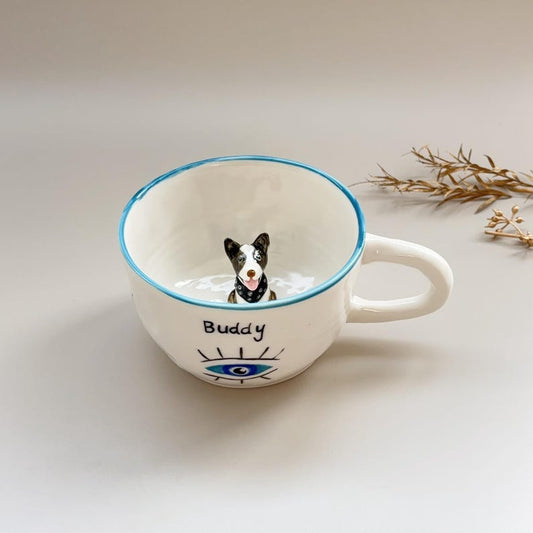 Buddy-hidden animal coffee cup
