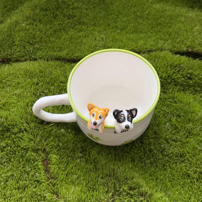 Max-hidden animal coffee cup,Gift For Dog Owner