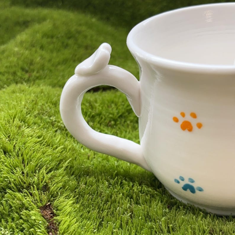 Bella-350ml-hidden animal coffee cup,Gift For Dog Owner