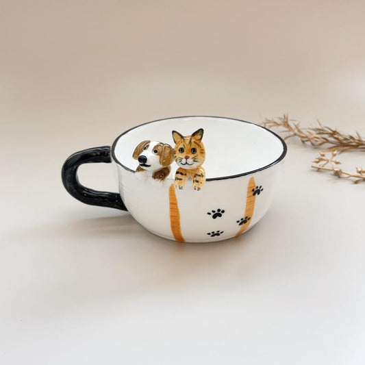hidden animal coffee cup,Gift For Dog Owner