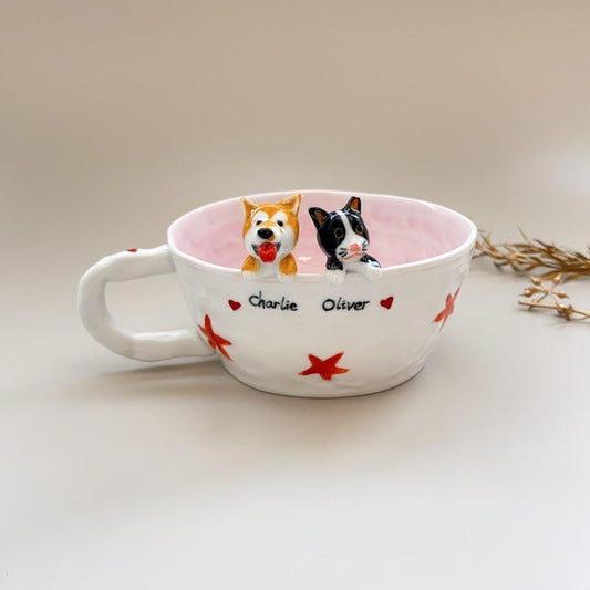 Charlie-350ML- hidden animal coffee cup