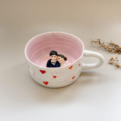 Love-hidden animal coffee cup,Gift For Dog Owner