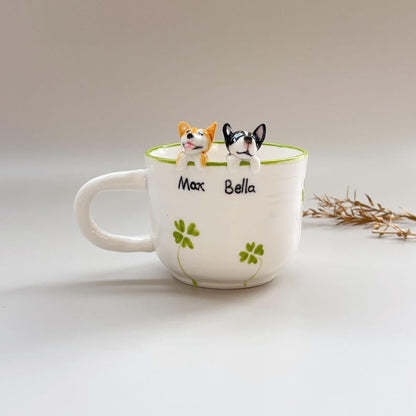 hidden animal coffee cup,Gift For Dog Owner