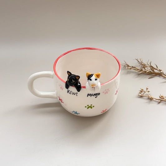 Ktwy-hidden animal coffee cup,Gift For Dog Owner