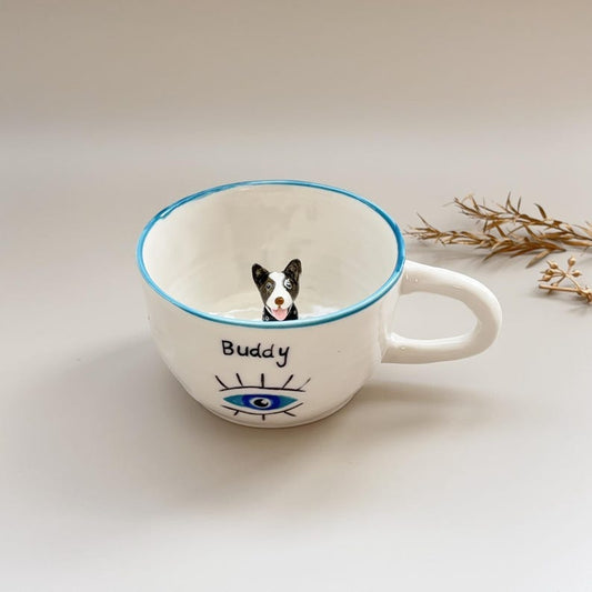 Buddy-hidden animal coffee cup