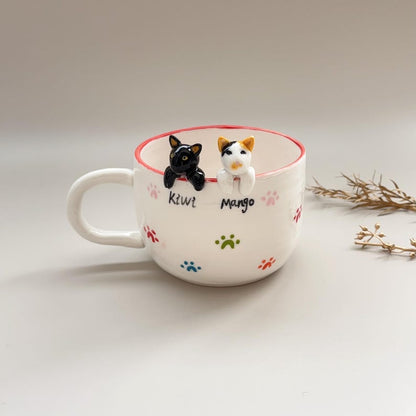 Ktwy-hidden animal coffee cup,Gift For Dog Owner