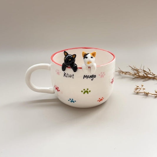 Ktwy-hidden animal coffee cup,Gift For Dog Owner