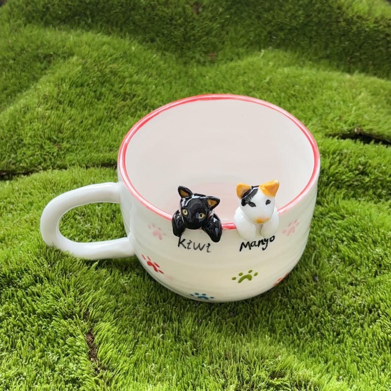 Ktwt Mango-hidden animal coffee cup,gift for dog owner