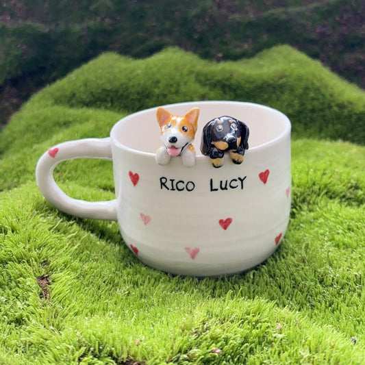 Rico Lucy-hidden animal coffee cup