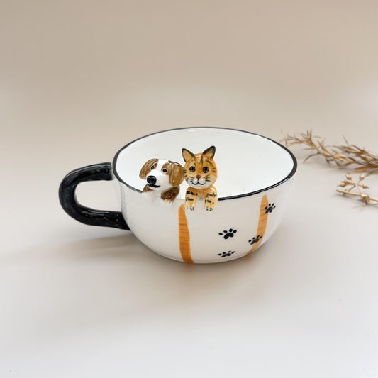 hidden animal coffee cup,Gift For Dog Owner
