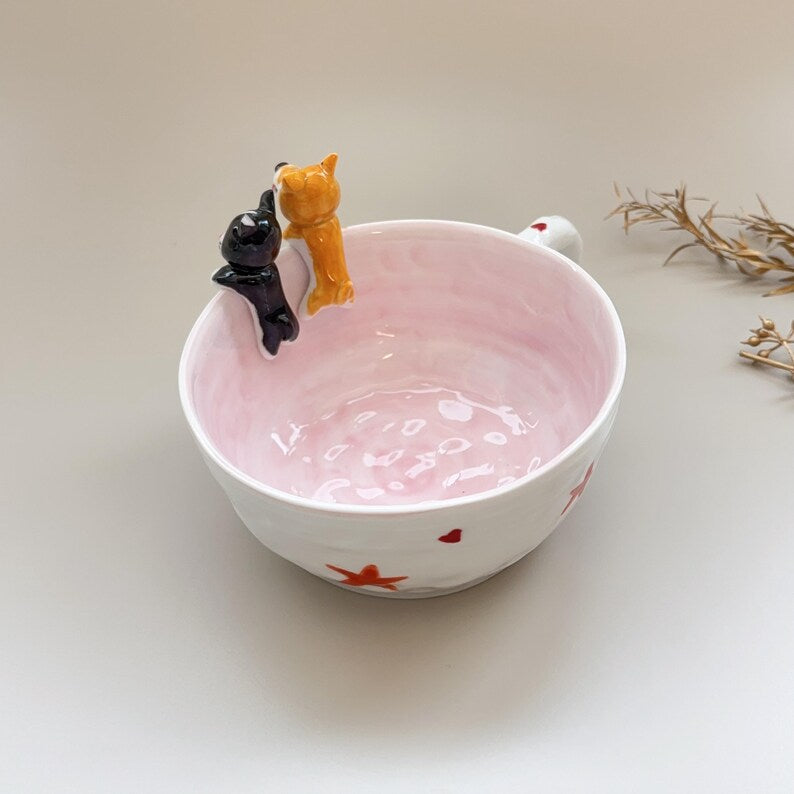 Charlie-350ML- hidden animal coffee cup