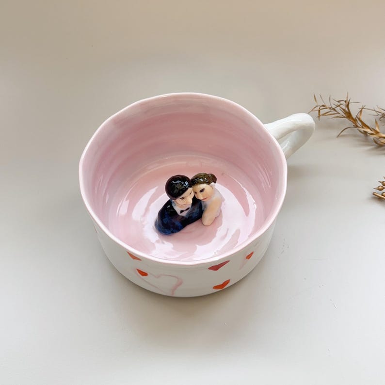 Love-hidden animal coffee cup,Gift For Dog Owner